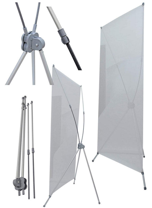 x banner - standy chữ X - kệ X